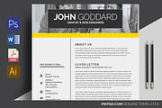 Resume/CV (2 Page), a Resume Template by graphicforest (Thumbnail 3 of 5)