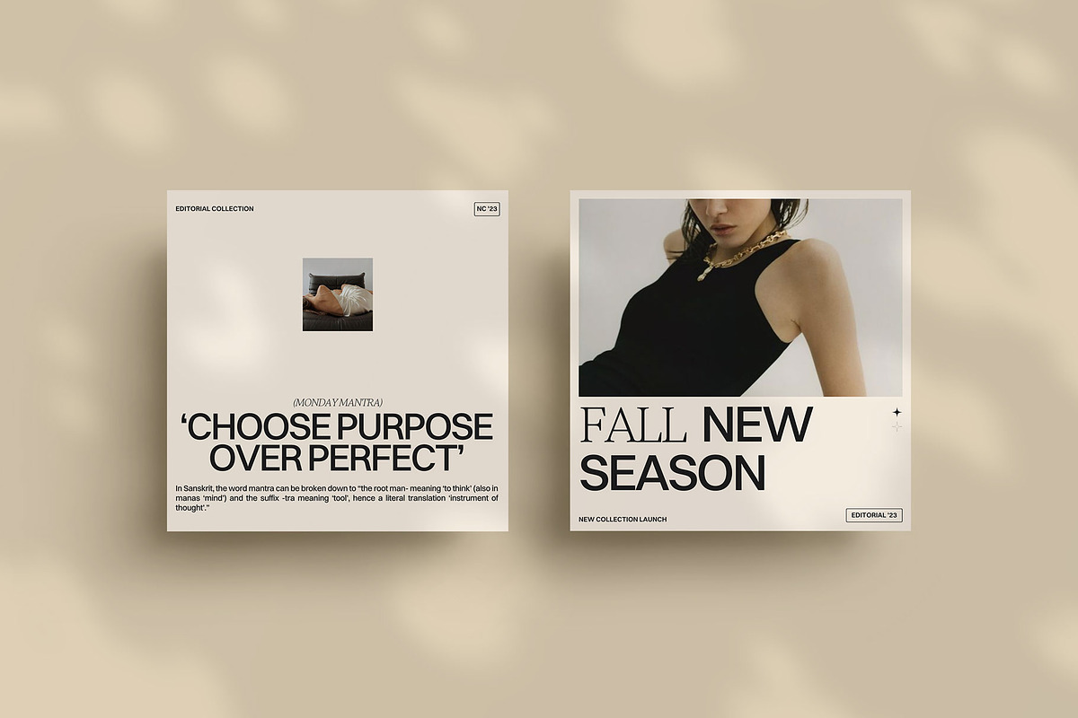 Editorial Instagram Post, a Social Media Template by Moscovita Studio (Photo 10 of 18)