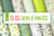 Cactus & Mexico Seamless Patterns, a Pattern Graphic by oelhoem (Thumbnail 1 of 5)