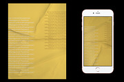 Wrinkle Paper Mockups & Textures, a Product Mockup by Eugene Tantsurin (Thumbnail 8 of 11)