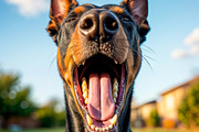 3 Funny Doberman Fisheye Photo Pack, an Animal Photo by StockVerse Creative (Thumbnail 4 of 5)
