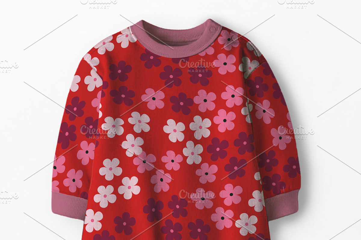Baby oversized Romper Mockup, a Hoody Mockup by Nora Gad (Photo 6 of 16)