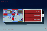 Hand-Drawn Swan Vector Bundle, an Animal Illustration by My.Ordinarty (Thumbnail 9 of 13)