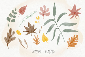 Autumn Watercolor Kit