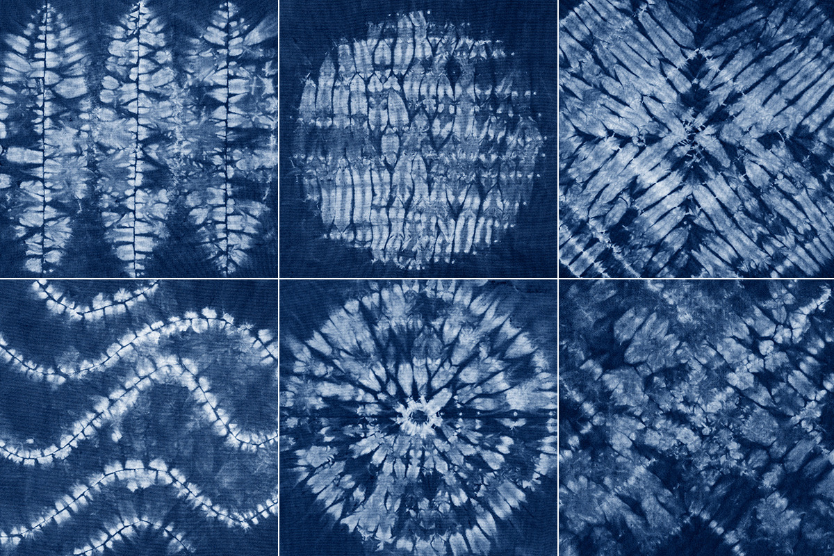 Shibori. Material dyed batik., a Texture Graphic by vetre.antanaviciute (Photo 2 of 2)