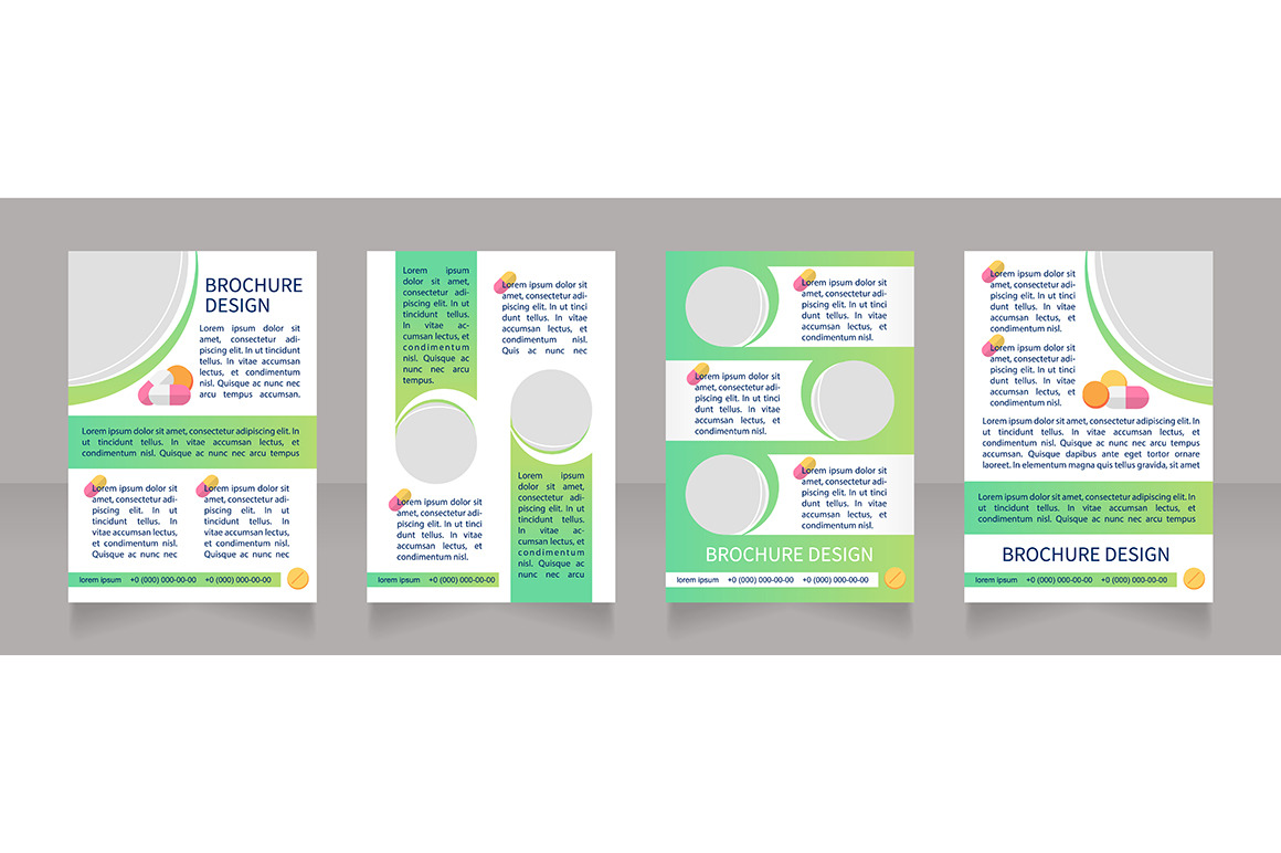 Drug development process brochure, a Brochure Template by IMG Visuals