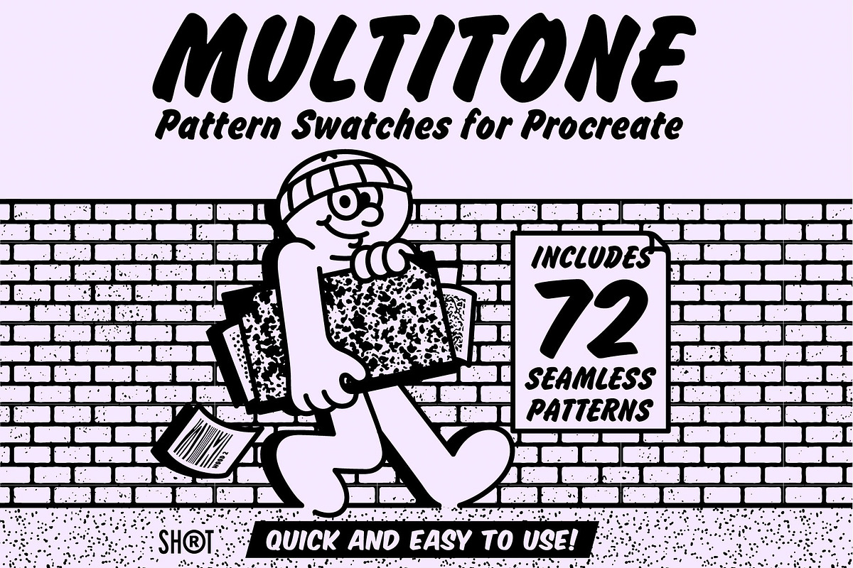 Multitone Procreate Swatches, a Brush Add-On by MightySHORT (Photo 1 of 9)