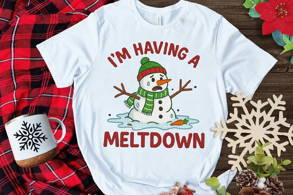 I’m Having a Meltdown, Christmas PNG, an Illustration by Canvas Craft (Photo 4 of 6)