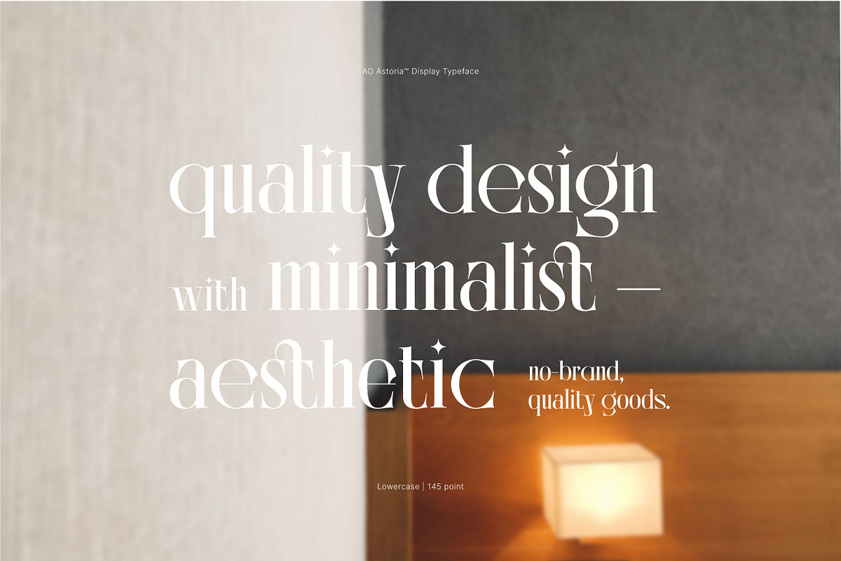 AO Astoria - Display Typeface, a Serif Font by OwunStudio (Photo 4 of 25)