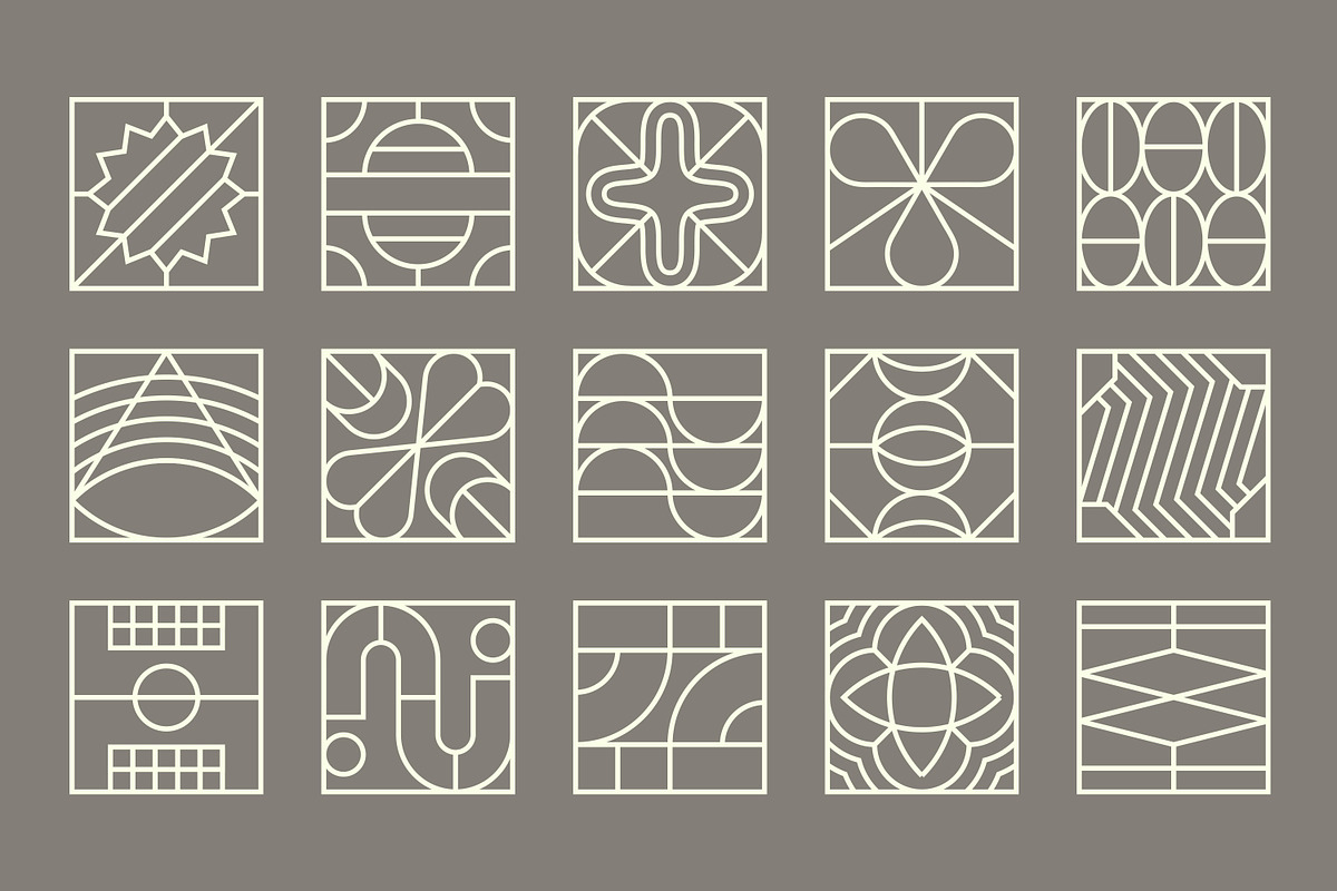 Square Forms Vol 10, an Outline Icon by Tekuni (Photo 7 of 12)