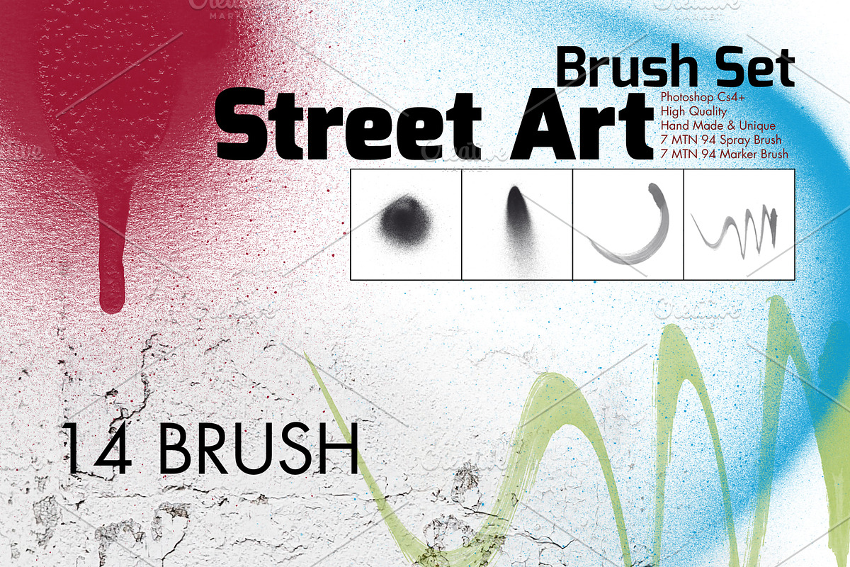Street Art Brush Set, a Brush Add-On by Hard Paper Original (Photo 1 of 2)
