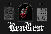 Tragedy Shaped | Blackletter Font, a Blackletter Font by 177Studio (Thumbnail 2 of 8)