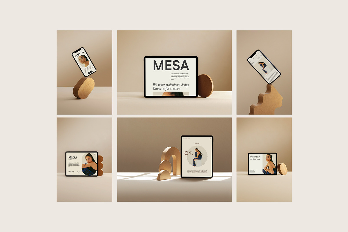 BUNDLE Mesa Digital Devices Mockups, a Device Mockup by Sparrow & Snow (Photo 7 of 13)