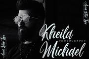 Brushell Silhouette | Handwriting, a Handwritten Font by Aveni Letter Type (Thumbnail 7 of 10)