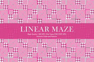 Linear Maze Prints & Patterns