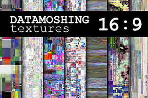 80 DATAMOSHING Textures 7680 X 4320