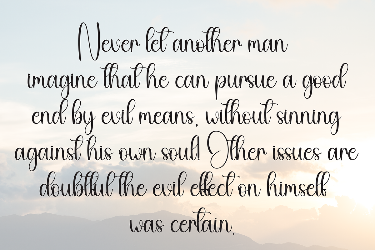 Nature | Script Font, a Handwritten Font by Scratchones (Photo 6 of 9)
