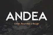Andea - Geometric Sans Serif Font, a Sans Serif Font by Medialoot (Thumbnail 1 of 5)