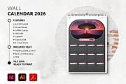 2026 Printable Wall Calendar, a Stationery Template by MstArtwork (Thumbnail 1 of 5)