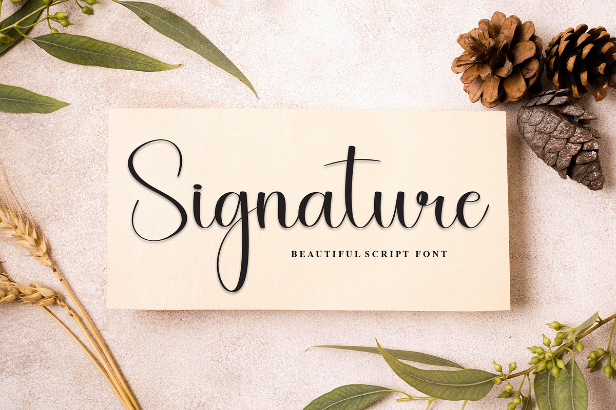 Welcome Summer | Script Font, a Handwritten Font by Scratchones (Photo 5 of 9)