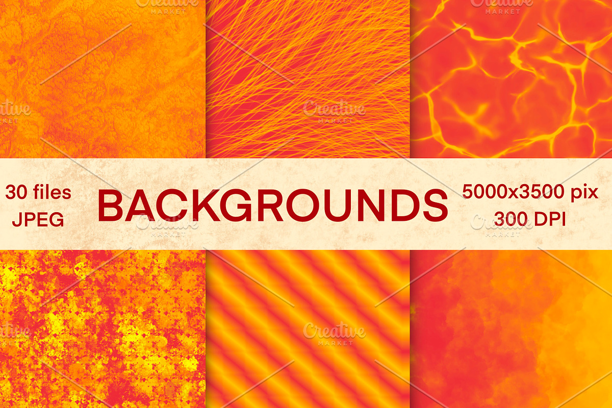 Red and yellow backgrounds, a Background Graphic by LoLoArt (Photo 1 of 5)