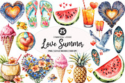 Love Summer Sublimation Bundle, an Illustration by SinaCreation (Thumbnail 1 of 5)