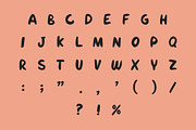Karate Kids, a Handwritten Font by Fourteen Letter (Thumbnail 4 of 7)