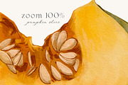 AUTUMN PUMPKIN floral pattern, a Pattern Graphic by Yuliia Lashevska (Thumbnail 9 of 12)