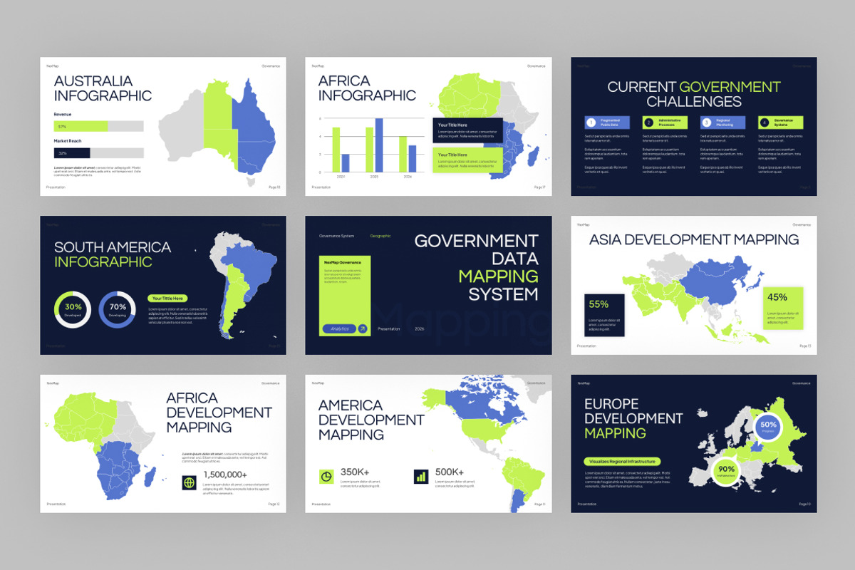 Government Data Mapping Keynote, a Presentation Template by Loin Studio (Photo 3 of 4)