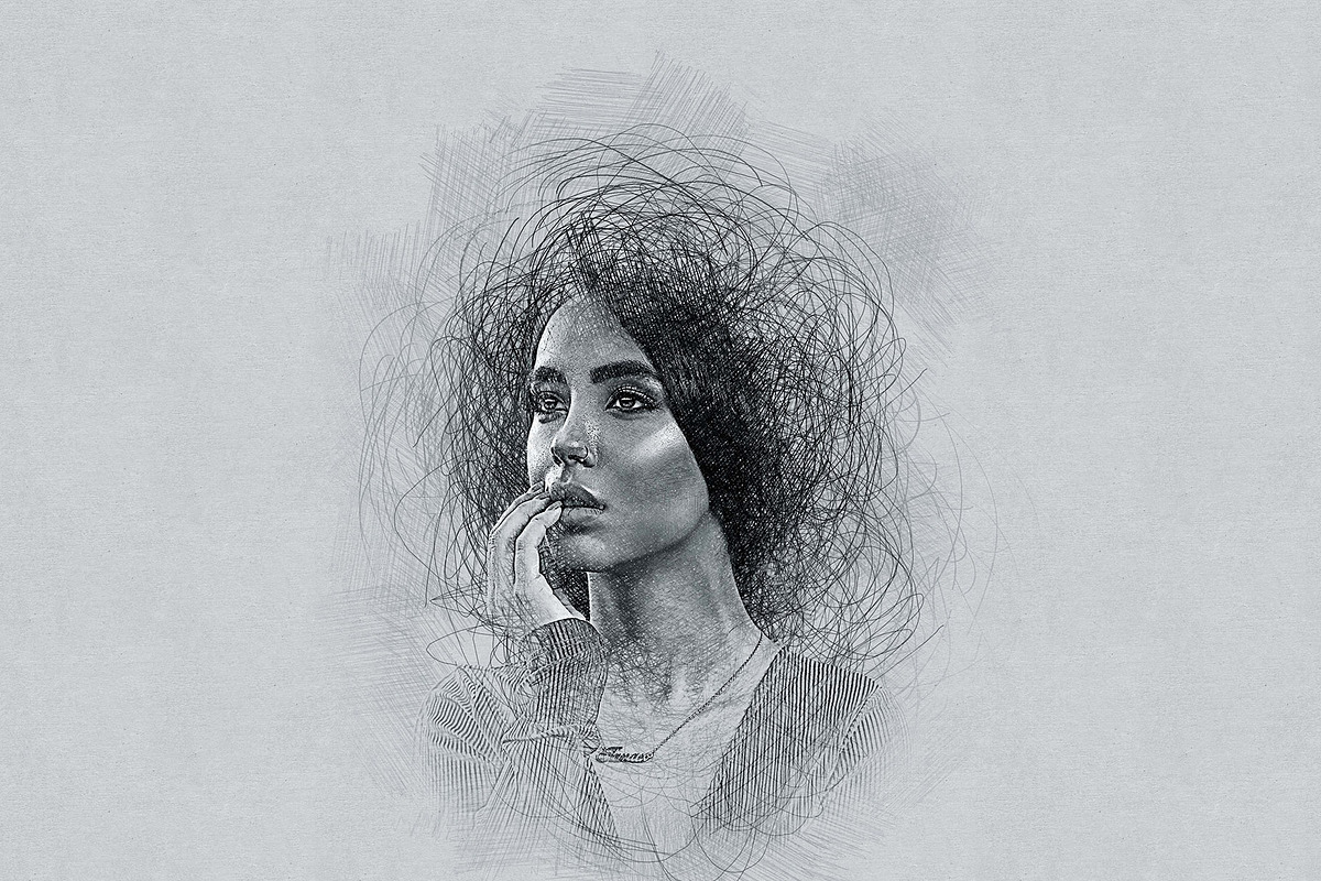 Sketch Art Editable Photo Effect, an Action Add-On by Photoshop Action (Photo 9 of 16)