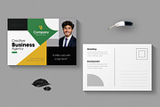 Business Postcard Template Layout, a Business Card Template by MightyDesign (Thumbnail 1 of 7)