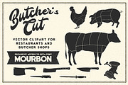 Butcher's Cut Vector Pack, an Animal Illustration by SUH-NY (Thumbnail 1 of 6)