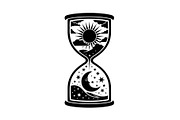 Celestial Sun Moon Hourglass Bundle, an Illustration by Gaye Art (Thumbnail 19 of 31)