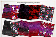 Cute Vampire Clipart creepy cute bun, an Illustration by Gaynor Carradice Designs (Thumbnail 2 of 3)