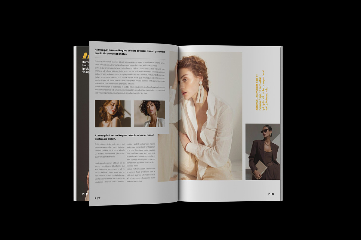 Fashion & Lifestyle Magazine Layout, a Magazine Template by NorthPeak (Photo 6 of 11)