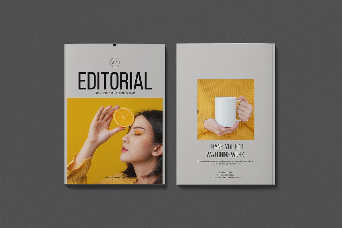Editorial Lookbook Template, a Magazine Template by Work-Envance (Photo 7 of 7)