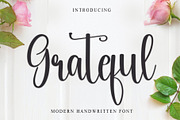 Grateful, a Handwritten Font by FreshTypeINK (Thumbnail 1 of 6)