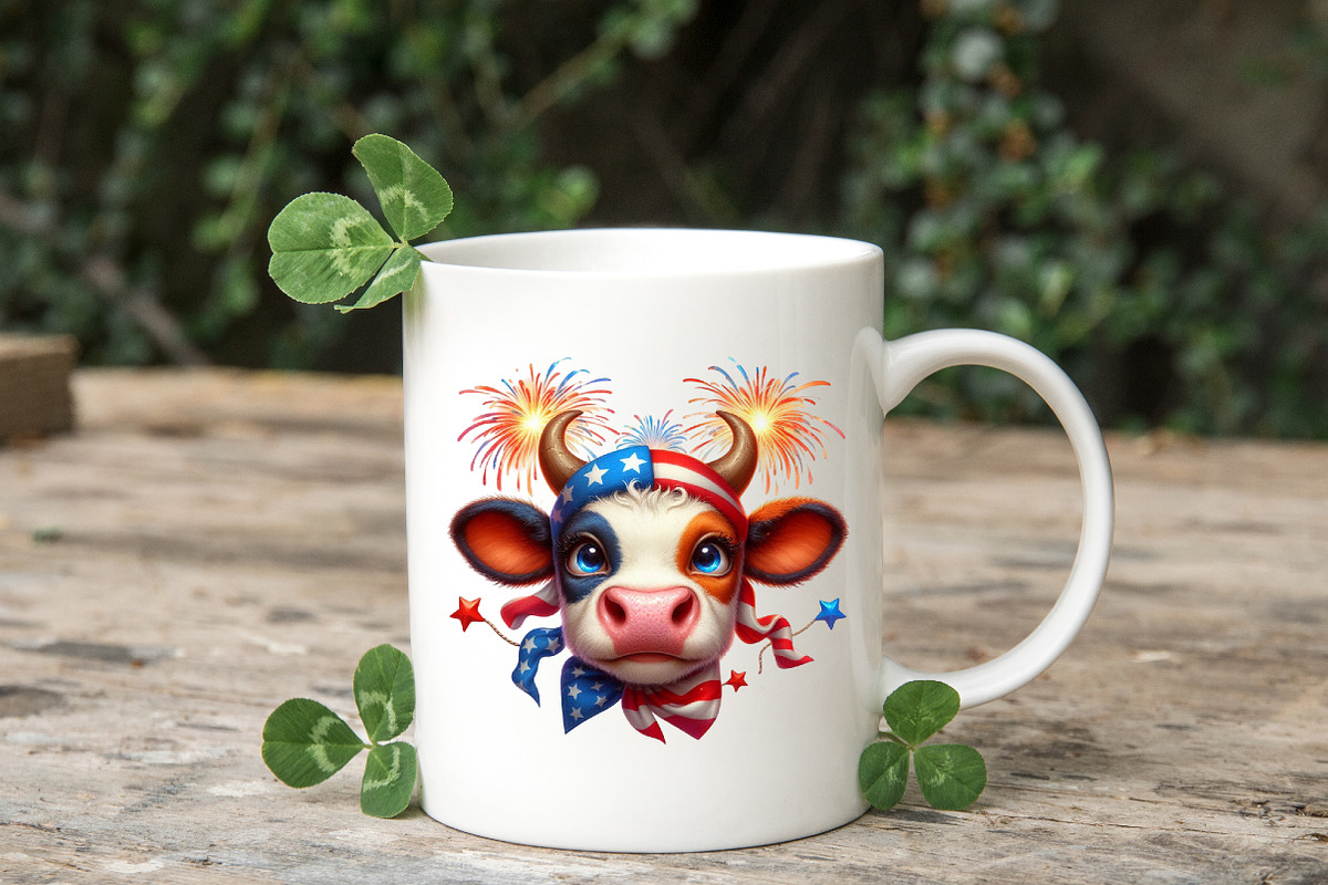 4th Of July Cute Funny Animals PNG, an Animal Illustration by RobertsArt (Photo 5 of 7)