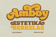 Seventies Sunrise; Retro Fonts, a Font by Eko Bimantara (Thumbnail 9 of 14)