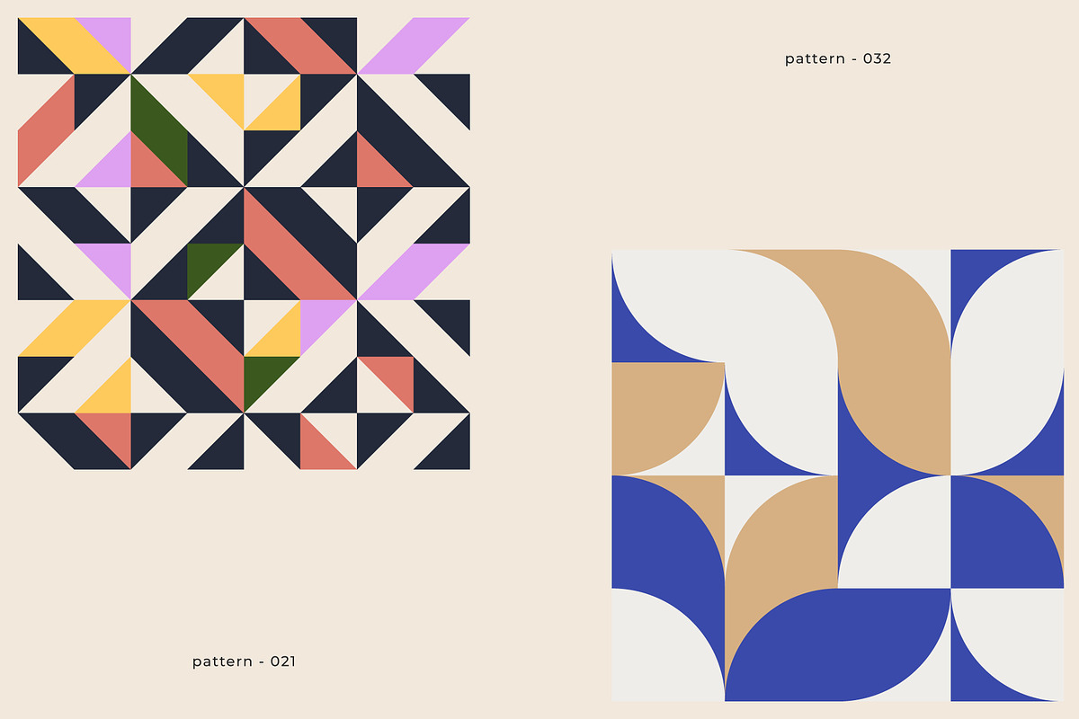 GeoAbstract - 100 Vector Patterns, a Pattern Graphic by Léo Alexandre (Photo 7 of 22)