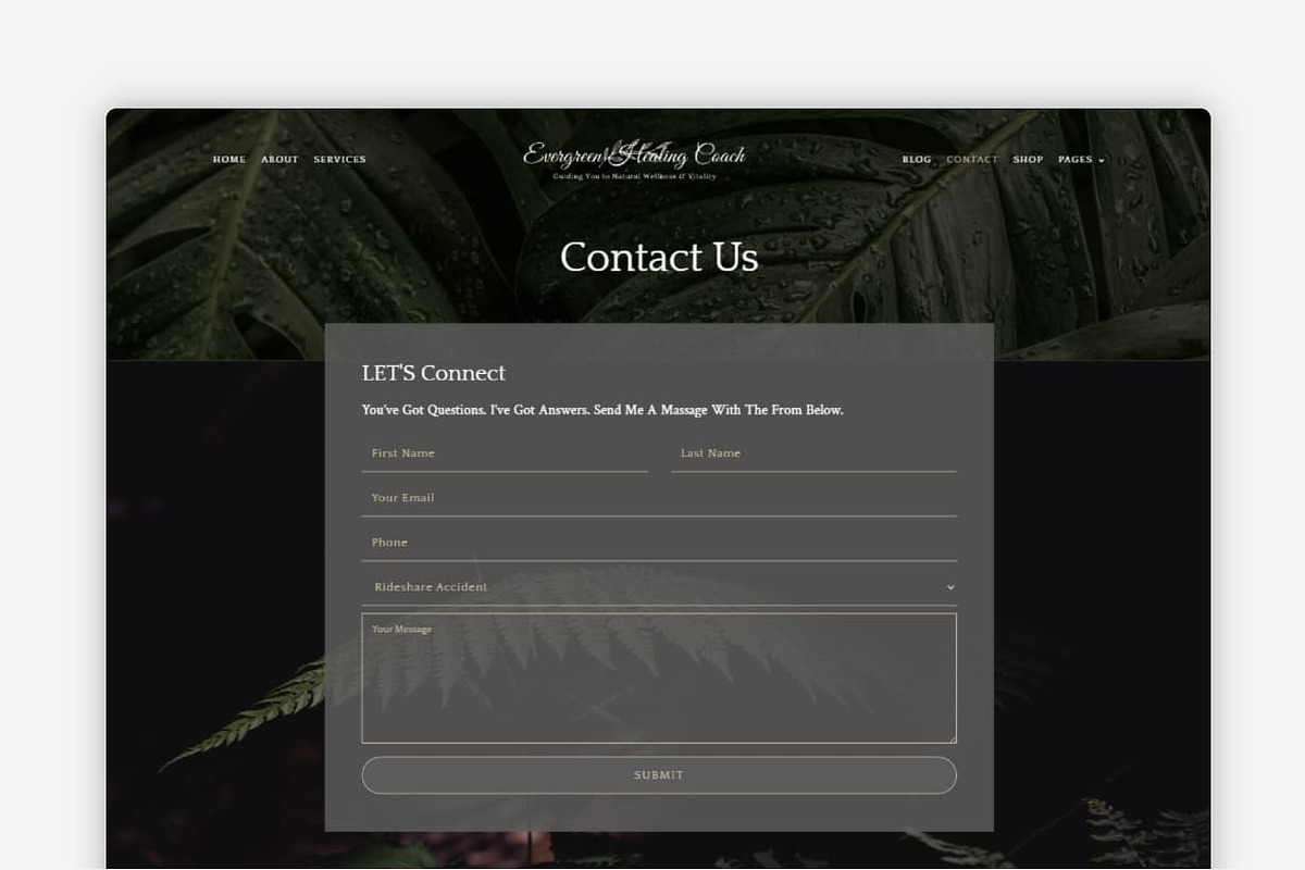Wellness Coach WordPress Theme preview 4