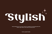Nesyta Rafode - Stylish Retro Font, a Sans Serif Font by Iqsiart Studio (Thumbnail 4 of 7)