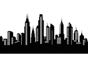 City Skyline Silhouette Bundle, an Illustration by jahid234 (Thumbnail 16 of 41)
