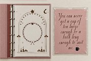 Moonlure – Textured Brush Script, a Handwritten Font by Lilithcollageart (Thumbnail 9 of 15)