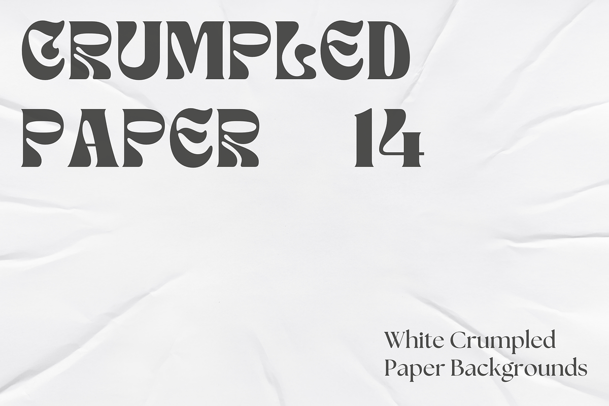 14 White Crumpled Paper Backgrounds, a Background Photo by Ksuview (Photo 1 of 3)