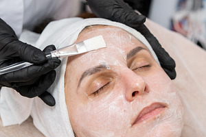Facial mask professional treatment female beauty, a Person Photo by Photo Drive Studio