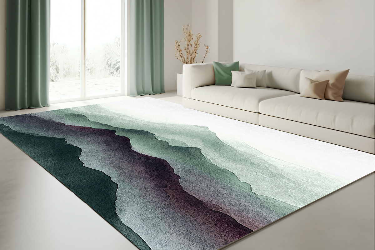 watercolor landscape painting, a Wallpaper Graphic by DamonYang's shop (Photo 8 of 8)