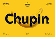 Chupin Display Sans, a Sans Serif Font by Patria Ari (P4tcreativa) (Thumbnail 1 of 9)