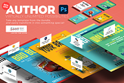 AUTHOR - Book Cover Templates Bundle, a Templates & Theme by Digital Goods (Thumbnail 4 of 7)