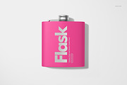 S.Steel & Powder Coated Flask Mockup, a Cups & Container Mockup by creatsy5 (Thumbnail 7 of 9)
